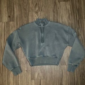 Wilfred Free Cropped Quarter Zip